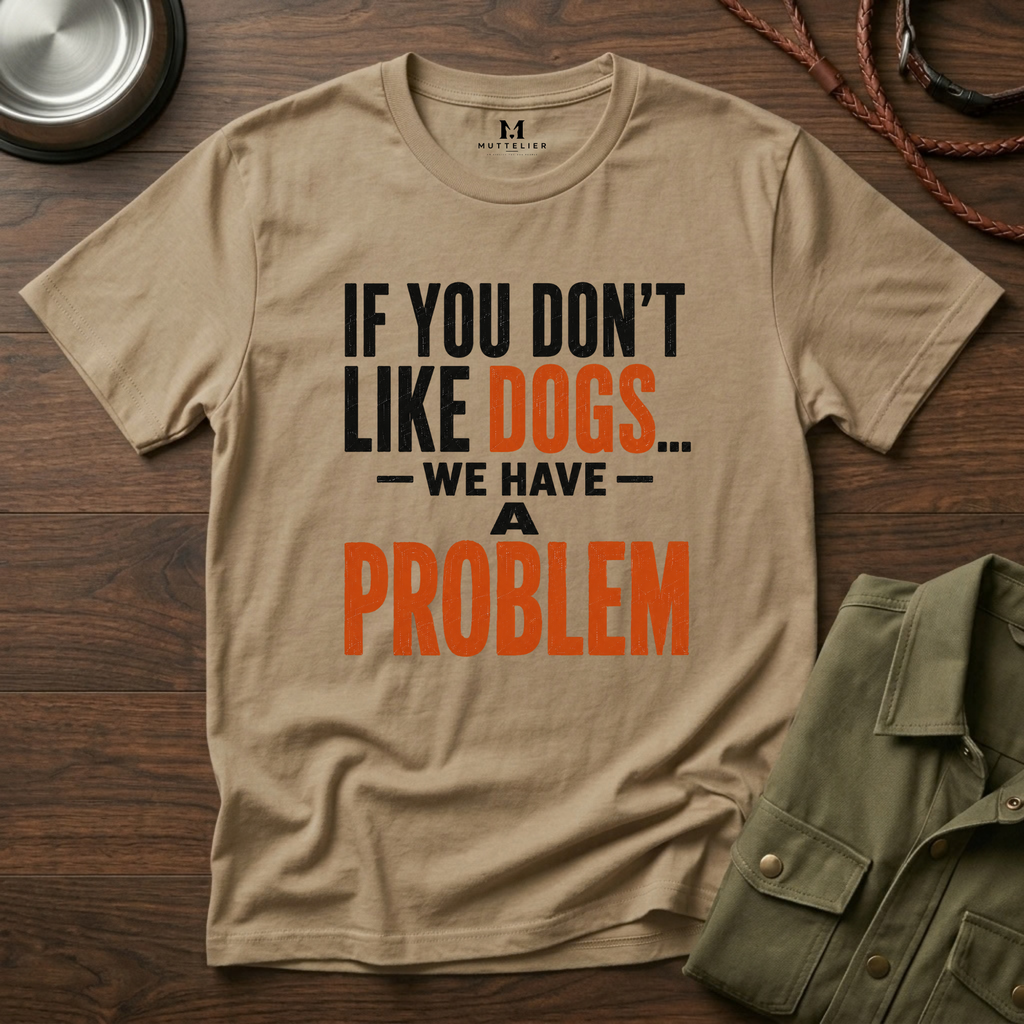 If You don't Like Dogs we Have a Problem  T-Shirt