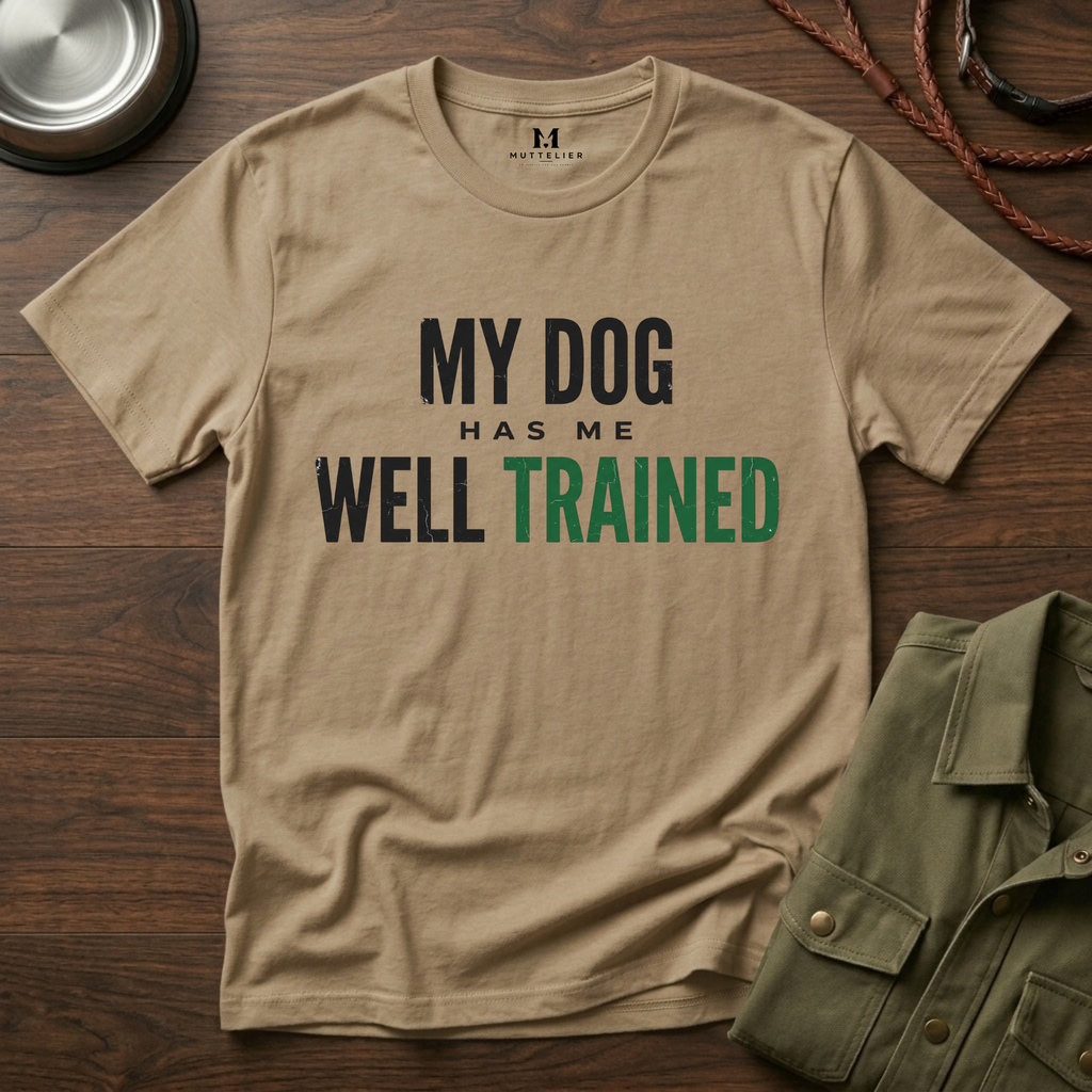 My Dog Has Me Well Trained T-Shirt