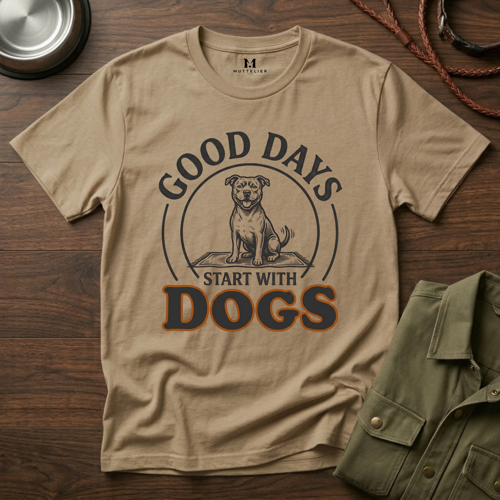 Good Days Start With Dogs T-Shirt