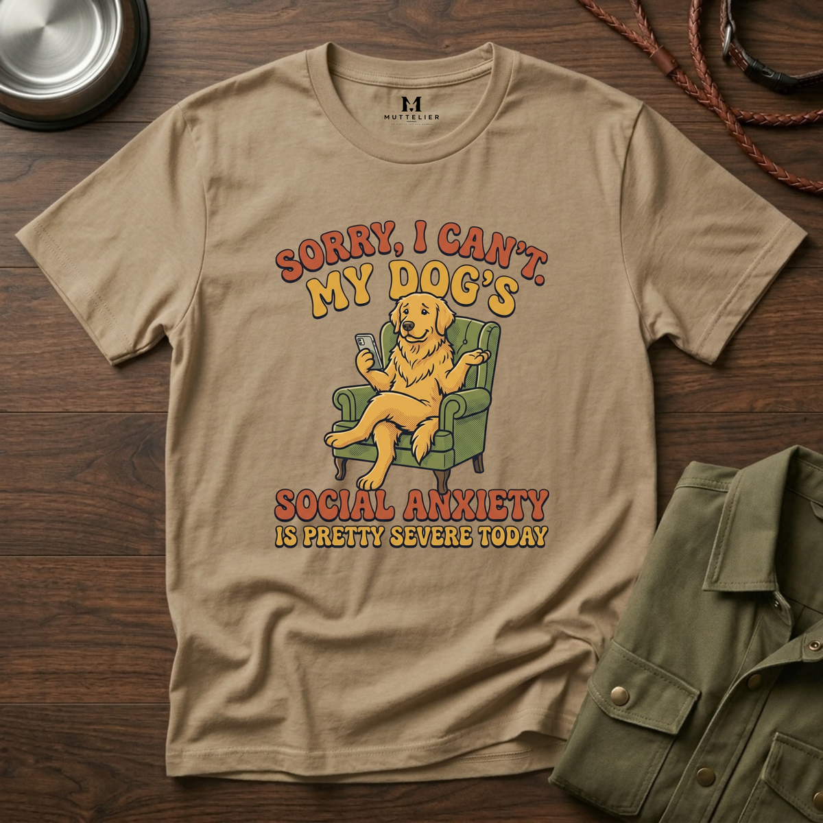 My Dogs Social Anxiety T-Shirt