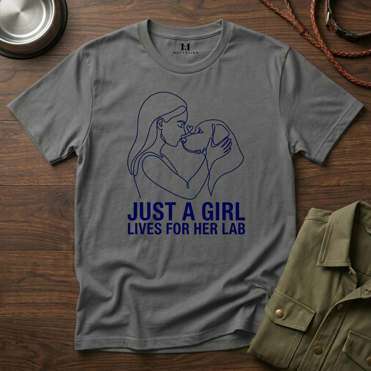 Just a Girl Lives for her Lab T-Shirt