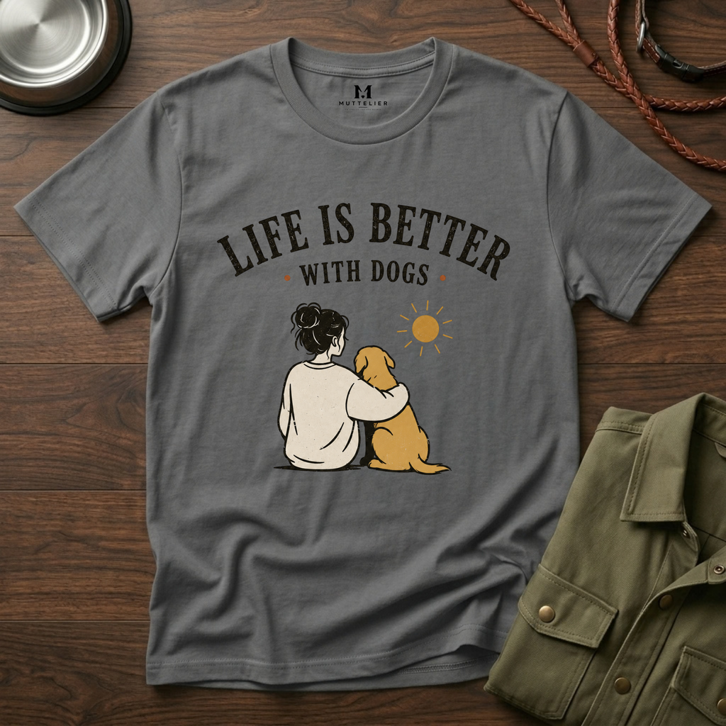 Life Is Better With Dogs T-Shirt