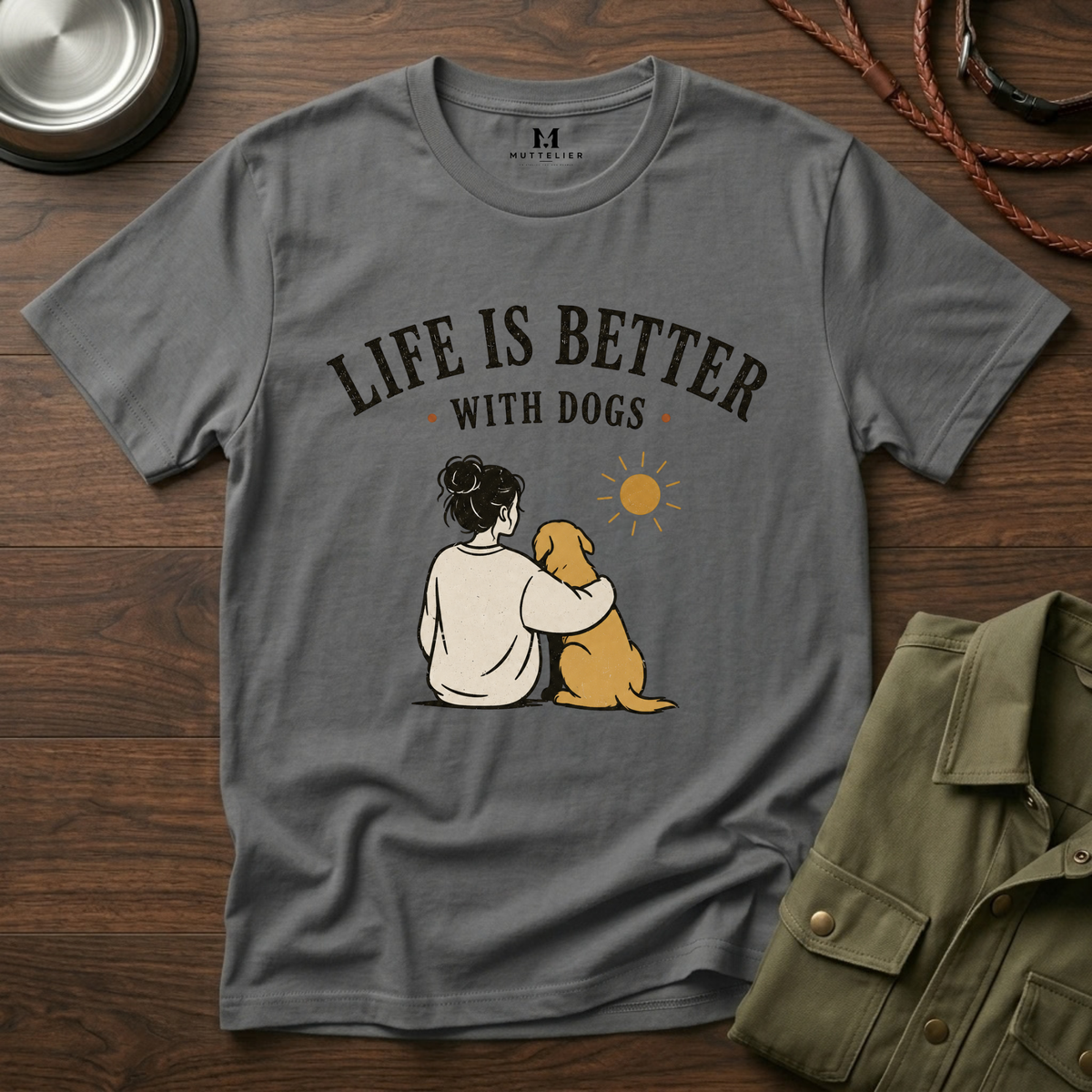 Life Is Better With Dogs T-Shirt