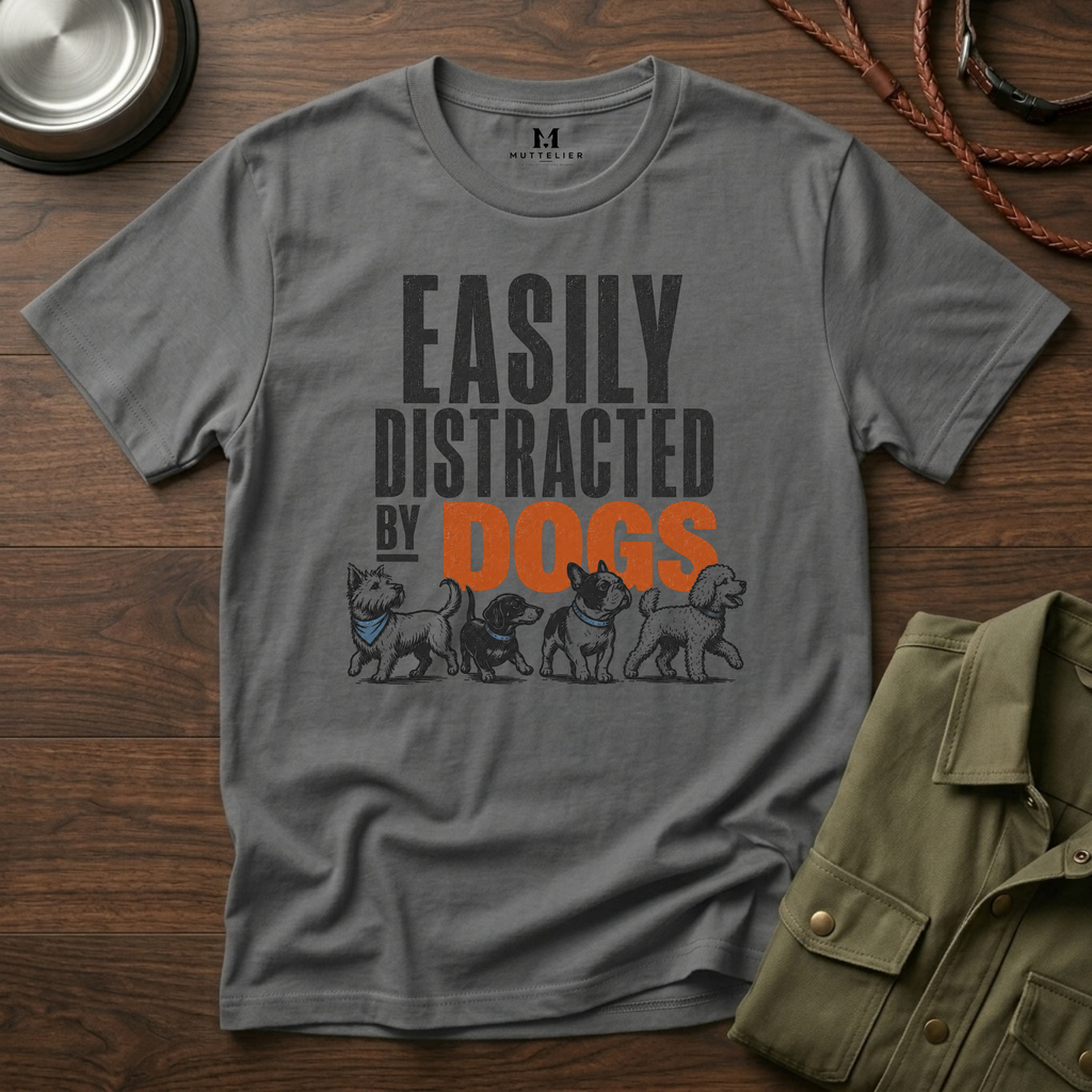 Easily Distracted By Dogs T-Shirt