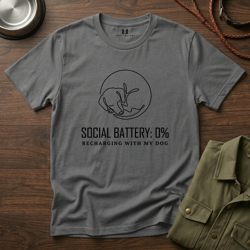 Social Battery 0% T-Shirt