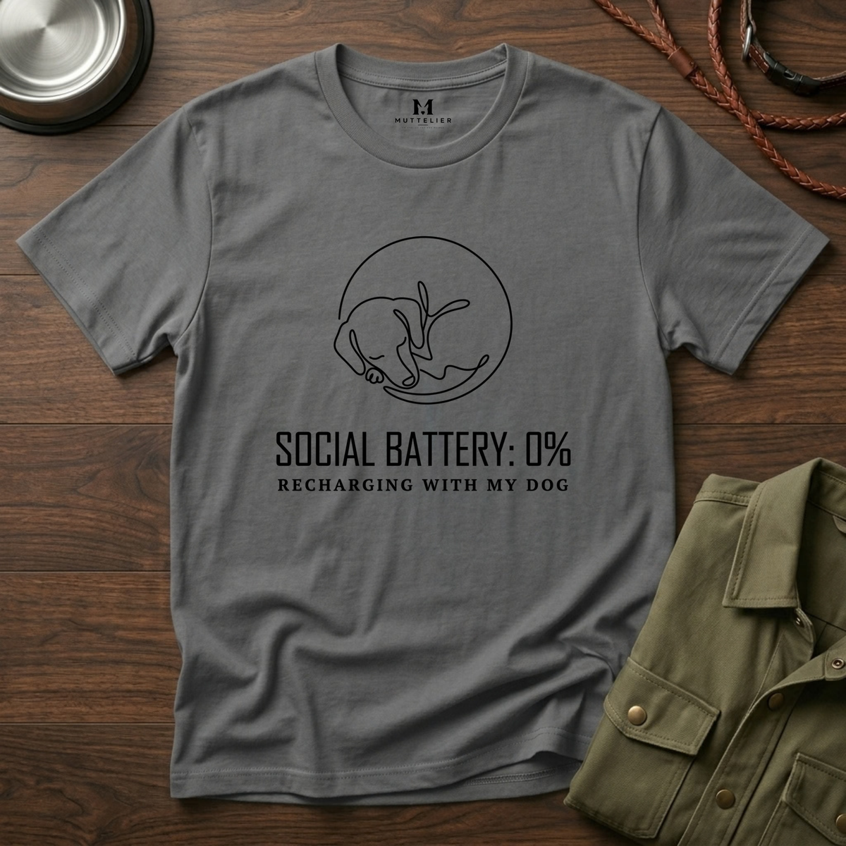 Social Battery 0% T-Shirt