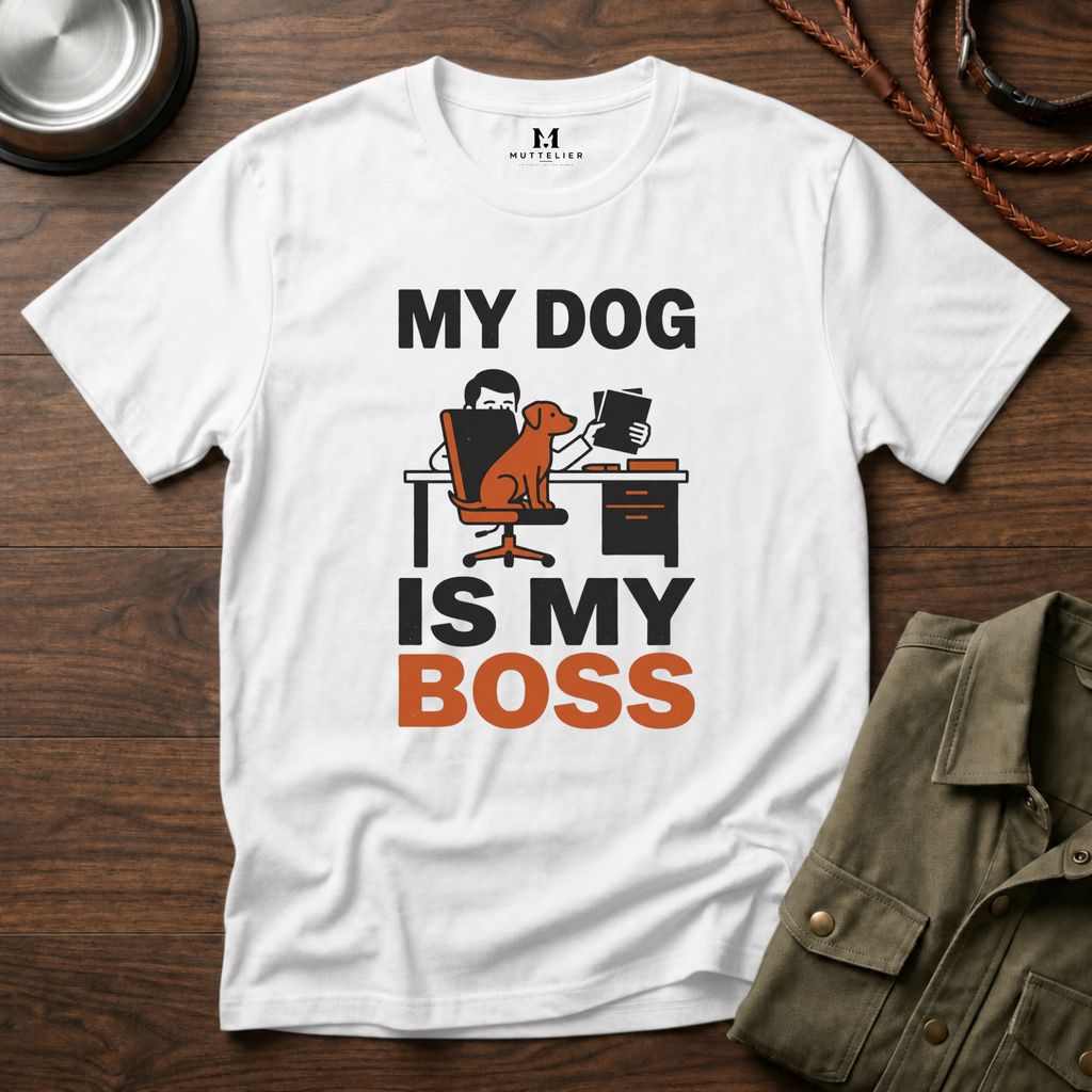My Dog is My Boss T-Shirt